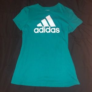 Teal Adidas tshirt